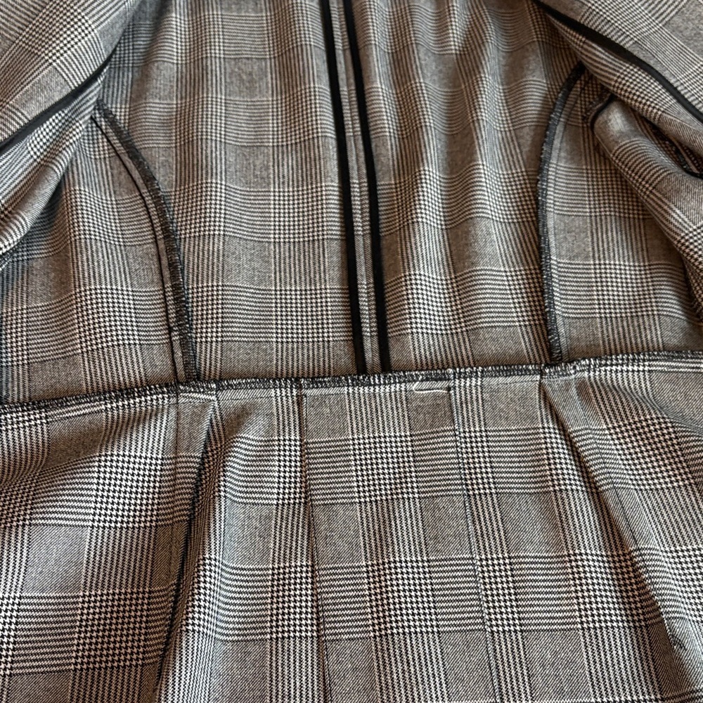 I.N.C. Glen Plaid Black & White Classic Blazer Women’s Size Small - Picture 8 of 11
